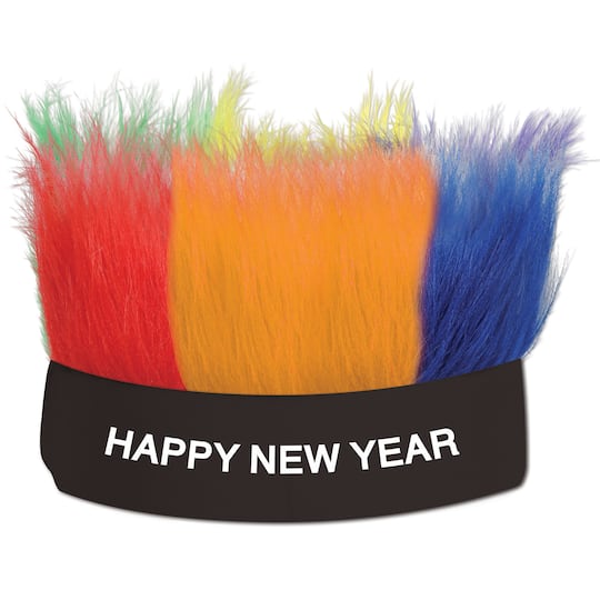 Beistle Happy New Year Hairy Headbands, 2ct.